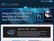 Tablet Screenshot of pictocolor.com